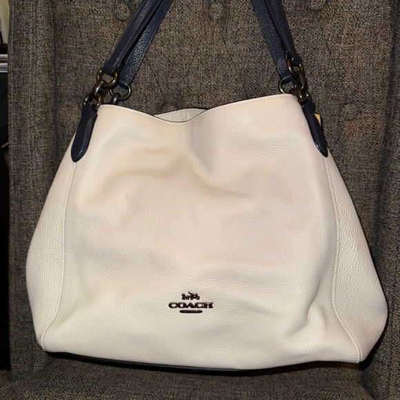 Coach Hallie Shoulder Bag In Colorblock - Picture 1 of 6